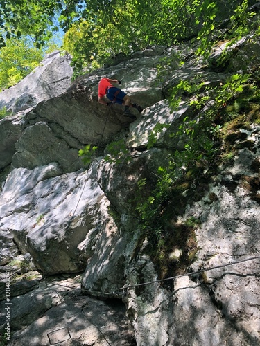 climbing rock crag high challenge