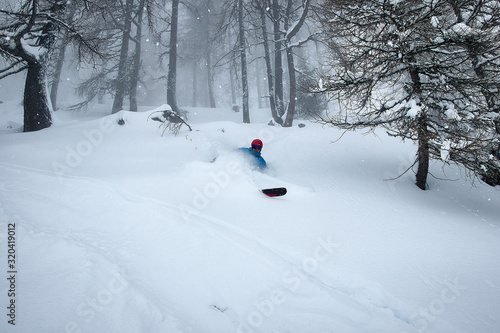 skiing freeride extreme speed snow winter