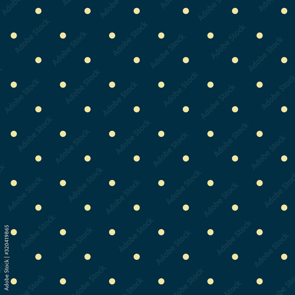 Blue vector pattern with small yellow polka dots