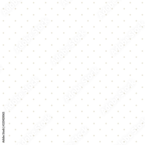 White vector pattern with small brown polka dots