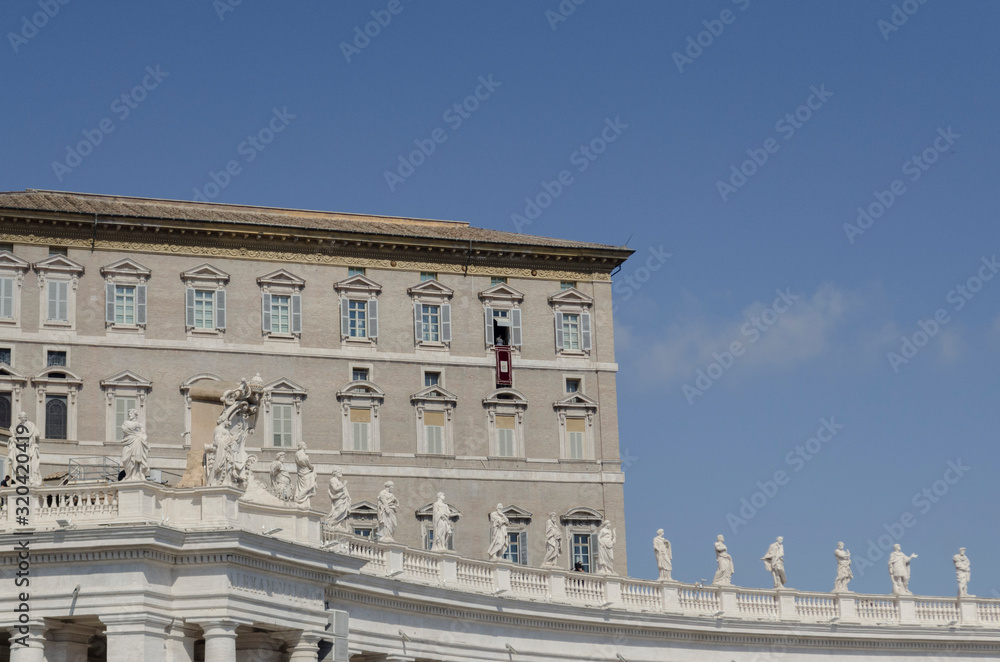 Vatican City, Rome, Italy September 29th 2018: Pope Francis ,Jorge Mario Bergoglio greeting people at Piazza San Pietro Vatican City