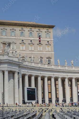 Vatican City, Rome, Italy September 29th 2018: Sunday pope speech at Piazza San Pietro Vatican City