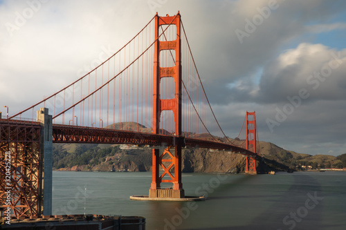 Fototapeta Naklejka Na Ścianę i Meble -  View from the Golden Gate Bridge in San Francisco, California, United States.