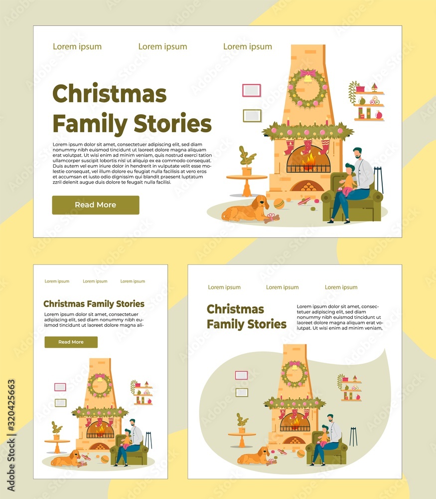 Bundle Landing Web Pages Christmas Family Story