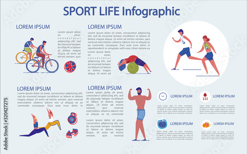 Sports Life Infographic, how it Goes and what Use.
