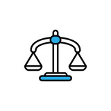 Vector Law justice icon