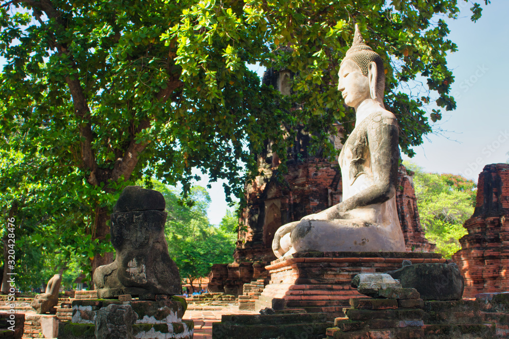Obraz premium Parque historico de Ayutthaya