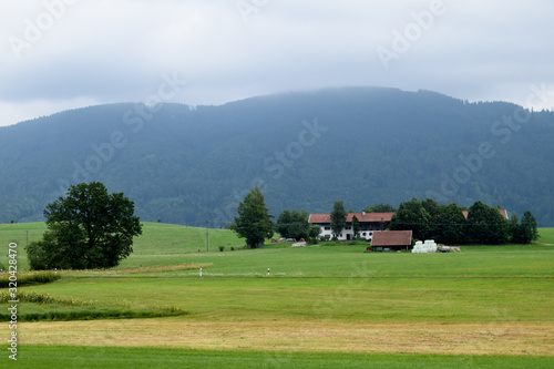 Baviera / Germany - July 28, 2019: Farm in Baviera