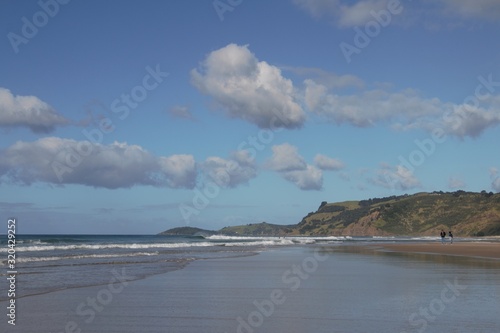 clouds over the sea