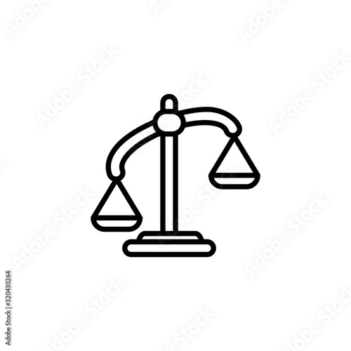 Wallpaper Mural Vector Law justice icon Torontodigital.ca