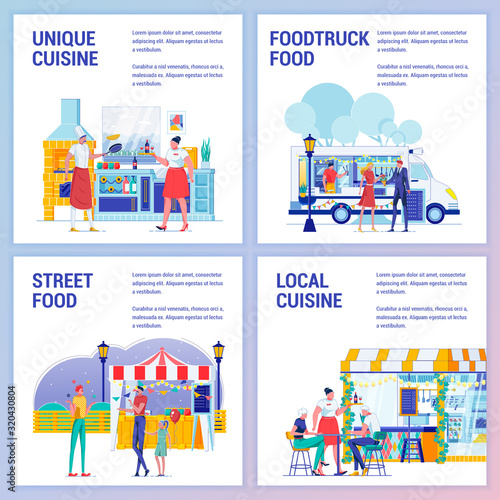 Local and Unique Cuisine, Street and Truck Food.