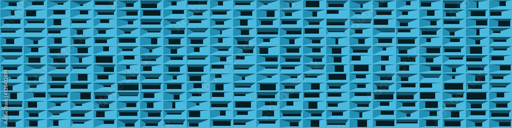 Abstract Structure Blocks Generative Art background illustration Abstract Structure Blocks Generative Art background illustration