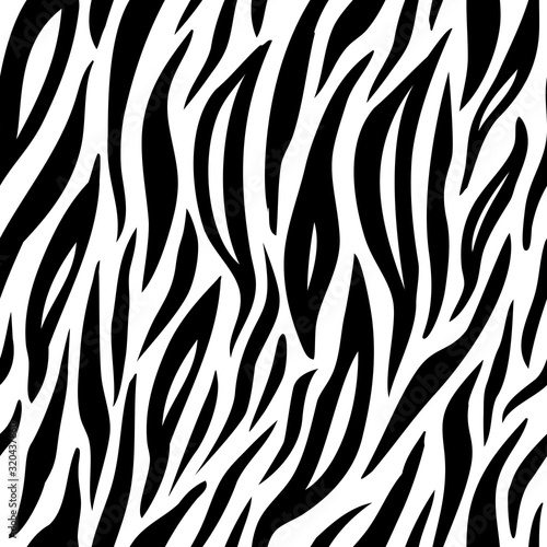 Vector zebra seamless pattern design. Colorful fashion animal print