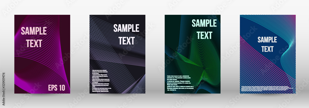 Geometric template with lines Geometric template with lines