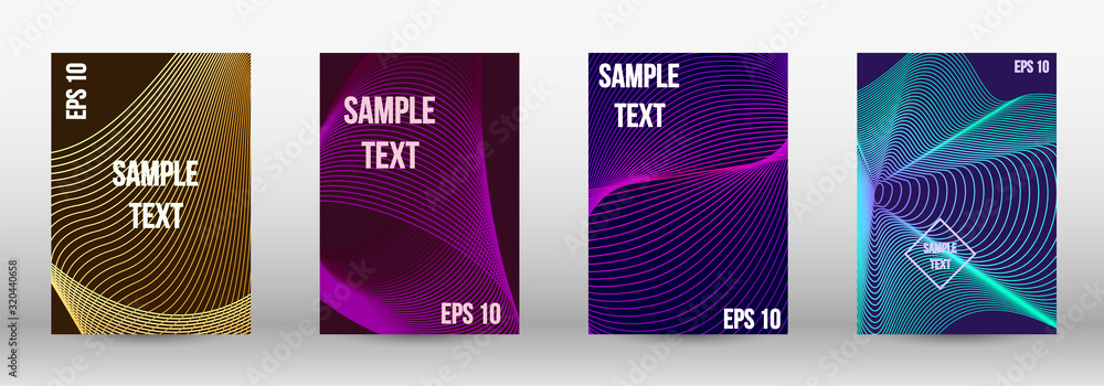 Geometric template with lines Geometric template with lines