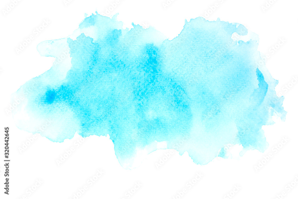 Obraz niebieskie tło farby akwarelowej