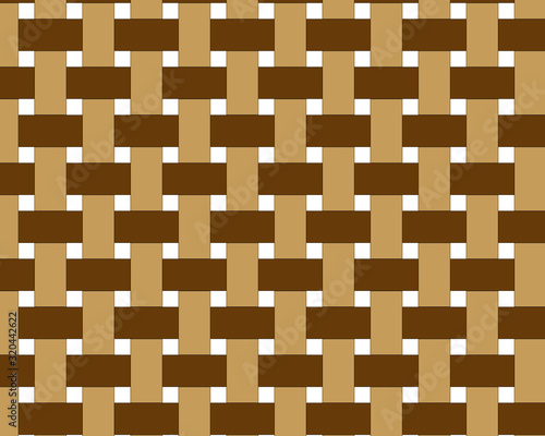 weave brown seamless pattern