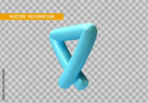3d objects geometric shape isolated blue color. vector illustration
