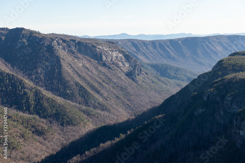 Hiking in the Linville Gorge, North Carolina