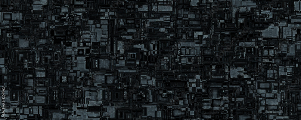 3d material abstract circuit board machine background 3d material abstract circuit board machine background