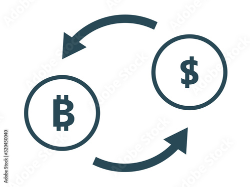通貨　交換　ビットコイン　ドル