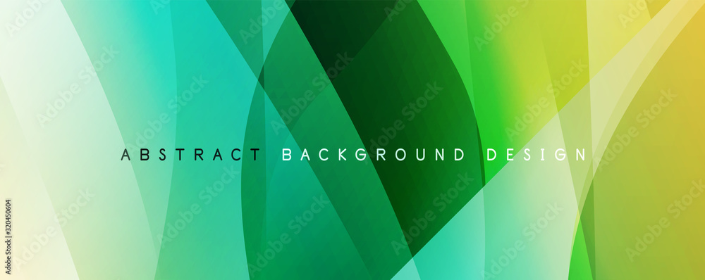 Wave liquid style lines with shadows and light on gradient background Wave liquid style lines with shadows and light on gradient background