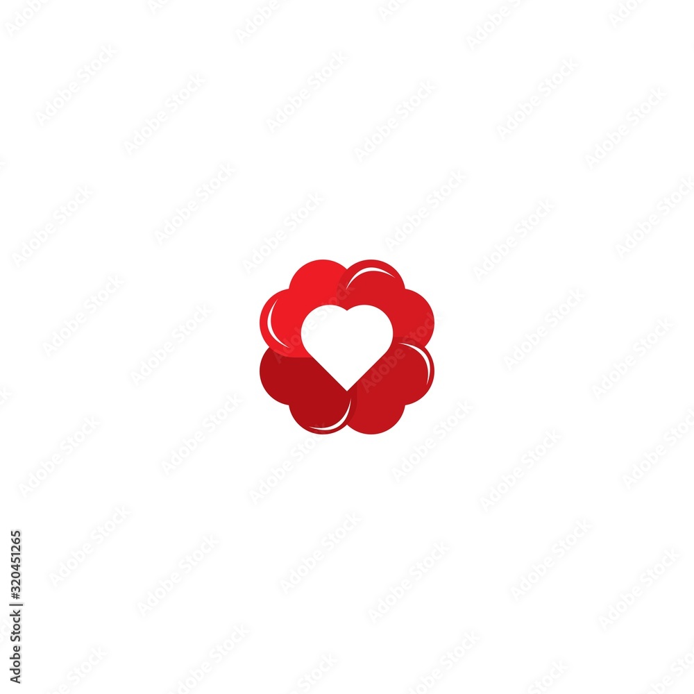 Heart care logo template vector icon design Heart care logo template vector icon design