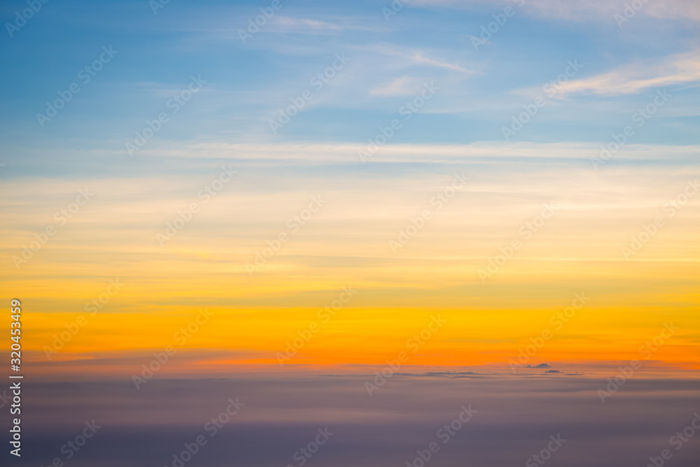 Beautiful sky and clouds before sunset Beautiful sky and clouds before sunset