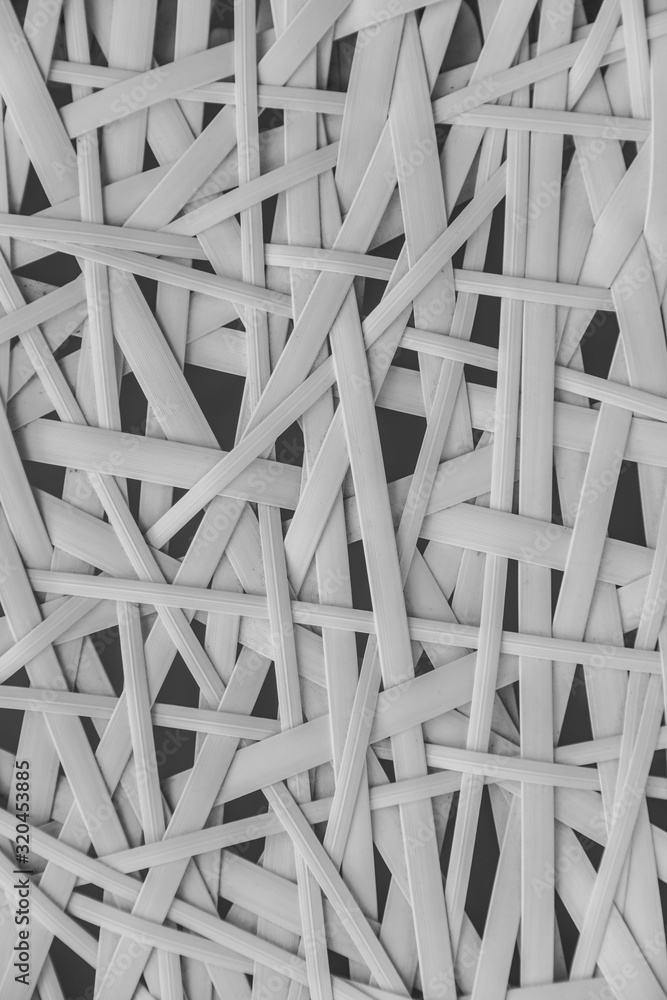 Close up texture of seamless white rattan Close up texture of seamless white rattan