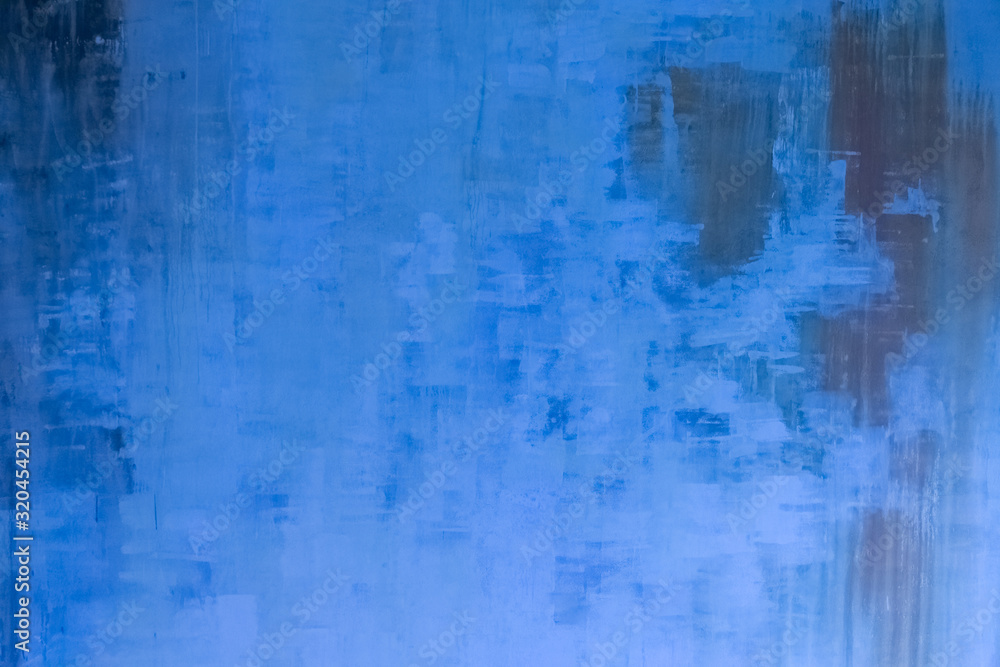 Old cement paint blue wall Old cement paint blue wall