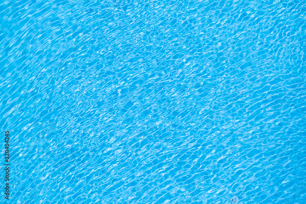 Blue color of wave and reflection Blue color of wave and reflection