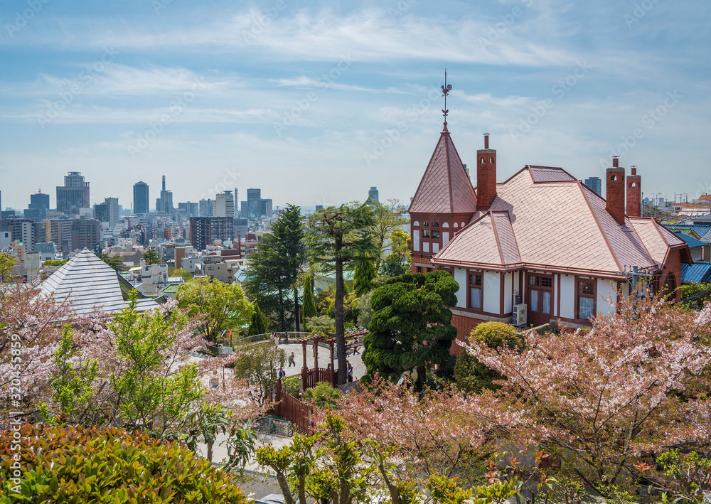 Historical building in Kitano district, Kobe city, Japan