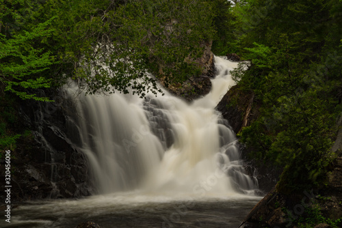 Fototapeta Naklejka Na Ścianę i Meble -  Chute Archambault Waterfall in Canada - Long Exposure