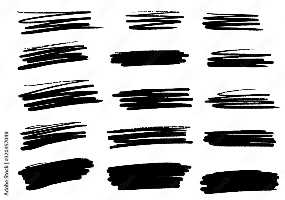 Set of vector brush strokes. Set of line vector illustration. Collection of vector brush hand drawn graphic element. grunge background. Set of vector brush strokes. Set of line vector illustration. Collection of vector brush hand drawn graphic element. grunge background.
