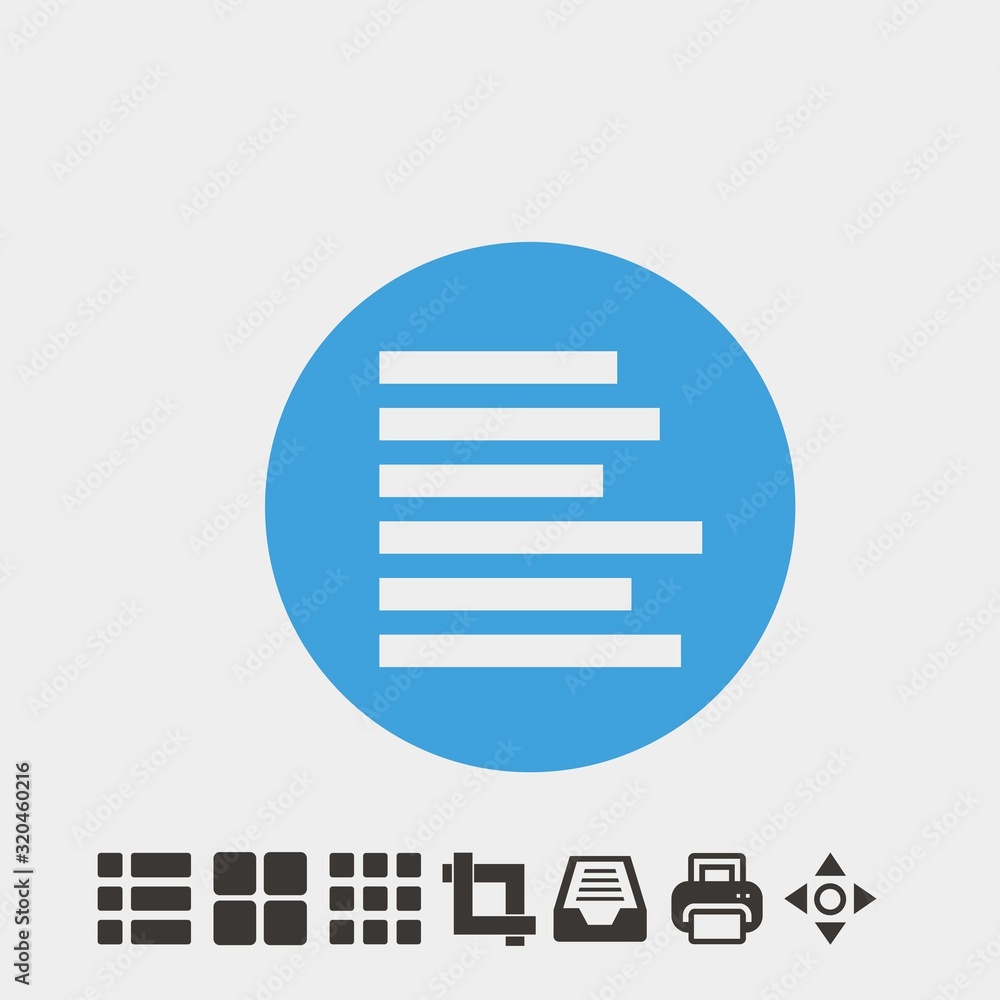 left align icon vector illustration and symbol foir website and graphic design left align icon vector illustration and symbol foir website and graphic design