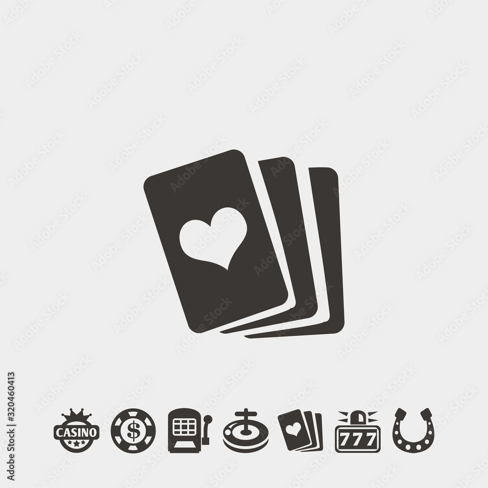 playing cards icon vector illustration and symbol foir website and graphic design playing cards icon vector illustration and symbol foir website and graphic design