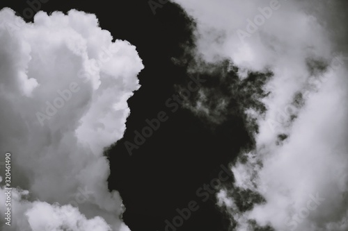 night clouds in the sky