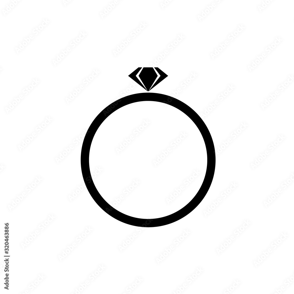Valentine icon. Ring flat icon. Valentine icon. Ring flat icon.
