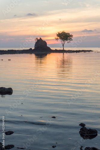 Landscape of Bawean island in Gresik, East Java, Indonesia photo