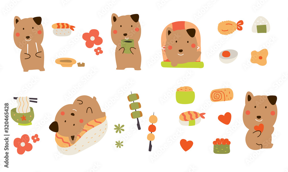 Cute dogs cartoon vector set cartoon vector Cute dogs cartoon vector set cartoon vector