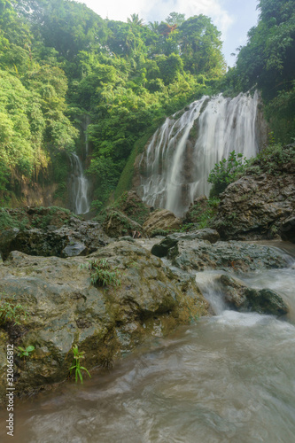 Waterfall in Malang  east Java  Indonesia