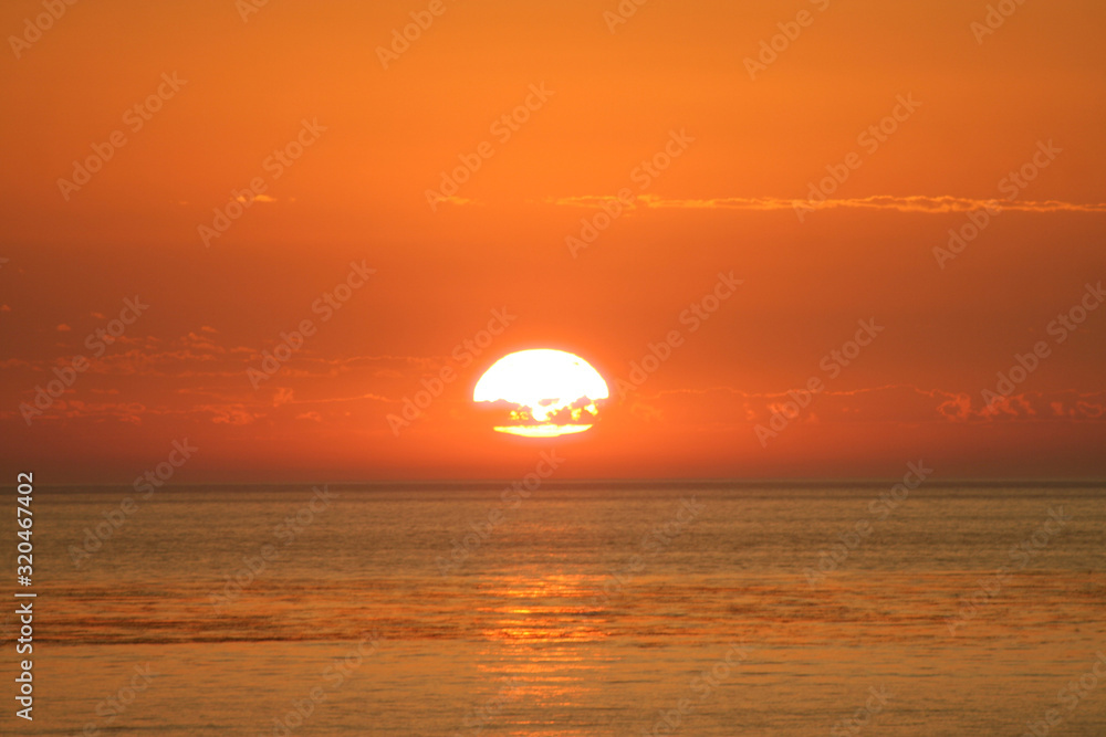 Sunset Over the Pacific Ocean (CA 03351)