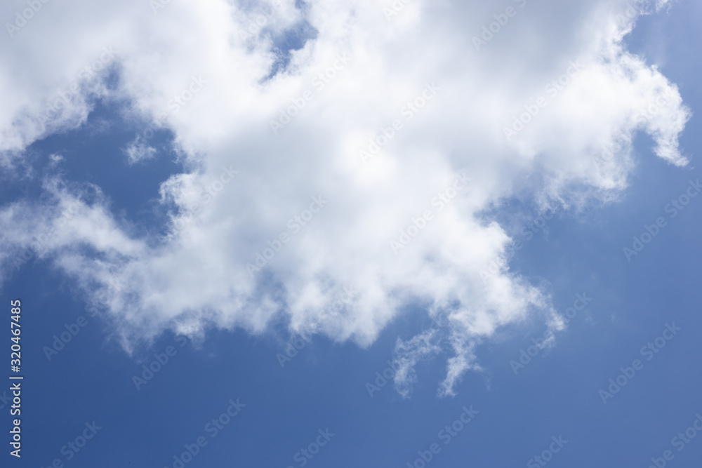 Blue sky background and white clouds passing by. Blue sky background and white clouds passing by.