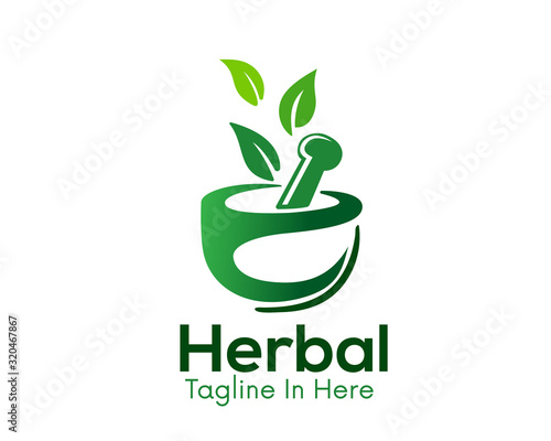 herbal pharmacy logo design inspiration