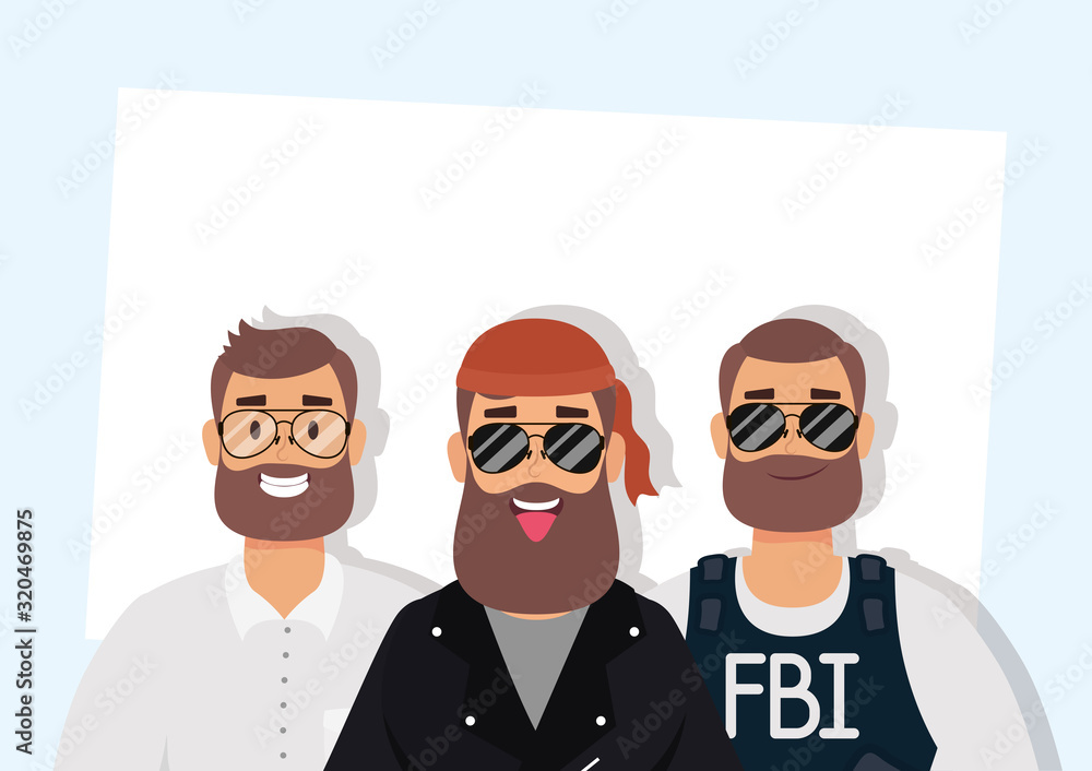 group of big men characters group of big men characters