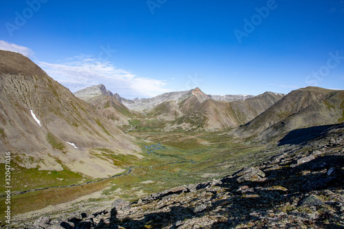 Mountain landscapes of the circumpolar Urals of Russia. Inaccessible mountains of the national park © Sergei Malkov