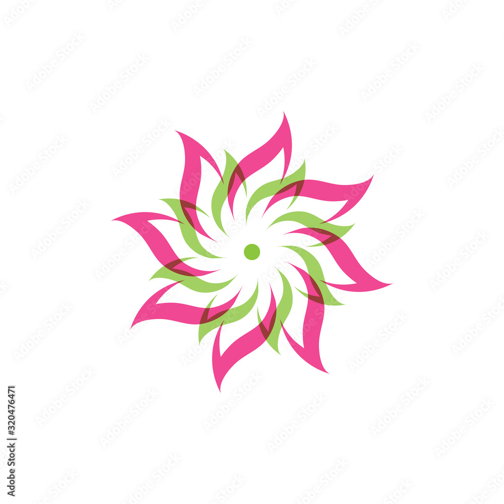 Beauty Vector Lotus flowers design logo Template icon Beauty Vector Lotus flowers design logo Template icon