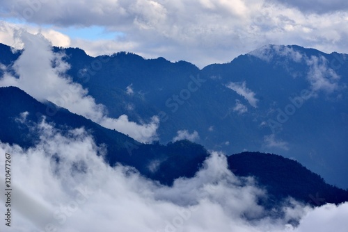 Mountain landscape-Mountain View Resort in the Hsinchu,Taiwan.