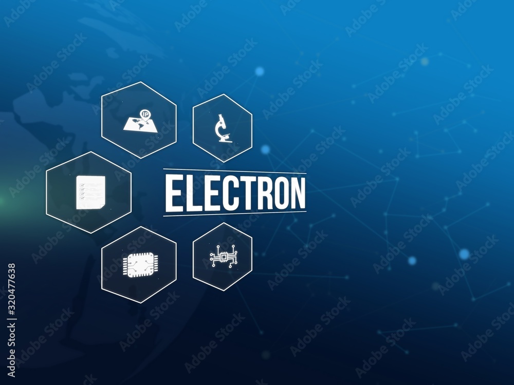 Fototapeta premium electron