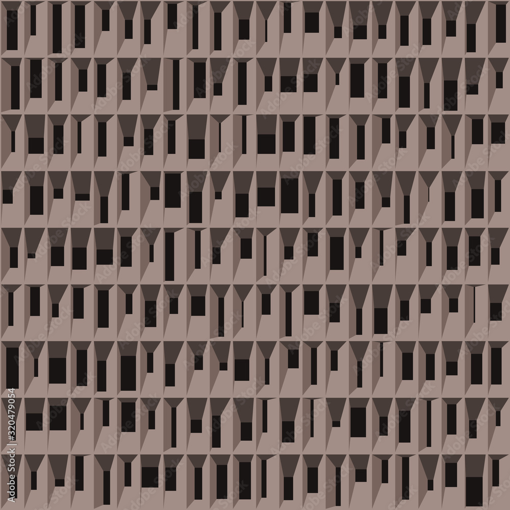 Abstract Structure Blocks Generative Art background illustration Abstract Structure Blocks Generative Art background illustration